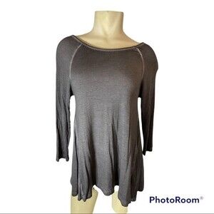 Women’s Gray Long Sleeve Shirt Size Medium